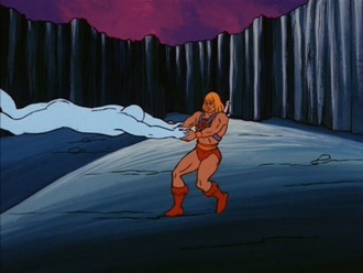He-Man battles comet creature