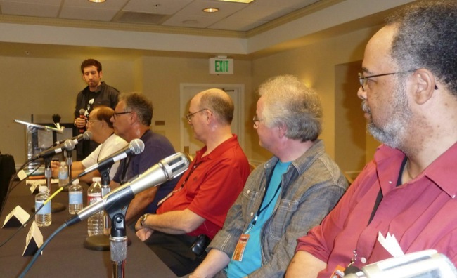 Filmation panel - Power-Con 2012: Jon Kallis, Rowby Goren, Larry DiTillio, Robert Lamb, Gary Goldstein, Mike Swanigan